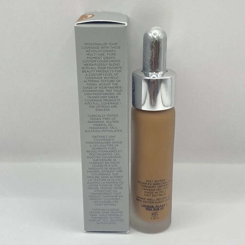 Cover FX Custom Cover Drops ~ N Deep 2 ~ 7.5 ml / 0.25 oz ~ BNIB